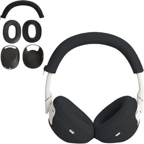 Aiivioll 3-Piece Silicone Cover Set for Sony WH-1000XM6, Black in Saudi Arabia