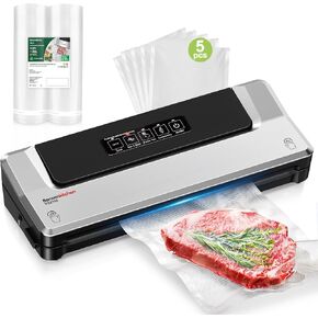 Bonsenkitchen Vacuum Sealer Machine + 2 Rolls of 11" x 50 ft Vacuum Sealer Bags in Saudi Arabia