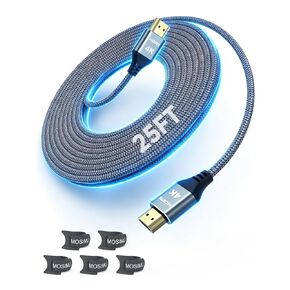 Long HDMI 2.0 Cable, 20FT, CL3, 18Gbps (with Velcro) in Saudi Arabia