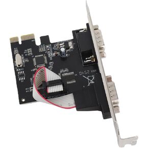 Chrees PCIe Serial Port Card, 2 Port RS232 DB9 Full Size Bracket in Kuwait