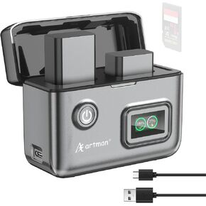 Artman NP-FW50 بطارية 3 عبوات 1300 مللي أمبير وشاحن LCD ثلاثي الفتحات لهاتف Sony ZV-E10 in Kuwait