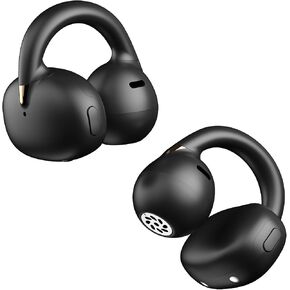 OHAYO A7 Open Ear Clip-On Headphones for Glasses Wearers - Safe for Running & Streets, 4.7g Weightless Fit, 40H Battery, Bluetooth 5.4, Black in Saudi Arabia