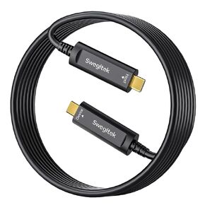 كابل USB C من الألياف الضوئية بطول 50 قدمًا، ونقل بيانات عالي السرعة بسرعة 10 جيجابت في الثانية in Kuwait