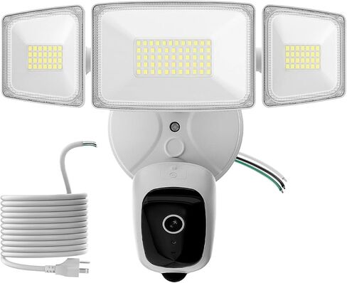 Onforu 5500lm Floodlight Camera with 20ft Plug, 2K Security Camera Outdoor in Kuwait
