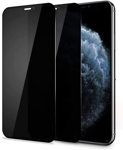 Privacy Screen Protector for iPhone 13/13 Pro/14, 2.5D Edge Full Coverage Anti-Spy 9H Tempered Glass Screen Protector for iPhone 13/13 Pro/14 6.1’-2 Pack in Saudi Arabia