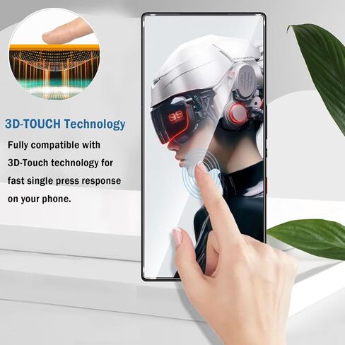 2 Pack Tempered Glass for Red Magic 9S Pro/RedMagic 9S Pro/Red Magic 9 Pro/9 Pro+/Nubia Z60 Ultra Screen Protector,9H Hardness,Ultra Resistant,Anti-Fingerprints,No Bubbles for RedMagic 9 Pro in Saudi Arabia