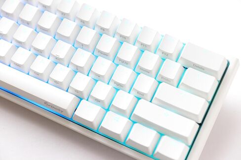 Ducky One 2 Mini Pro RGB Mechanical Keyboard Classic White - Gateron Red Switch in Kuwait