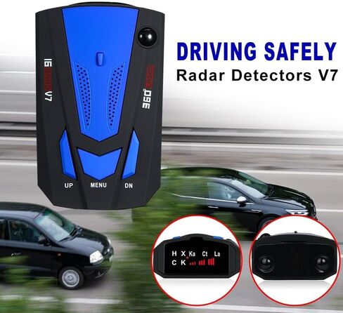 Radar Detector for Cars, 360° Long Range Police Radar Detector, LED Display in Saudi Arabia