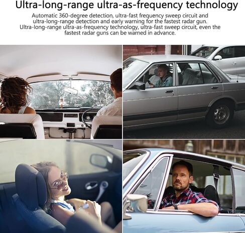Radar Detector for Cars, 360° Long Range Police Radar Detector, LED Display in Saudi Arabia