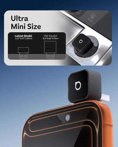 OTTOCAST 2026 Upgrade Mini Cube 3.0, 2-in-1 Wireless CarPlay & Android Auto Adapter, Plug & Play Dongle, Fast Auto-Reconnect, Dual-Band 5Ghz, for Cars with Wired CarPlay & Android Auto (USB Type-A) in Saudi Arabia