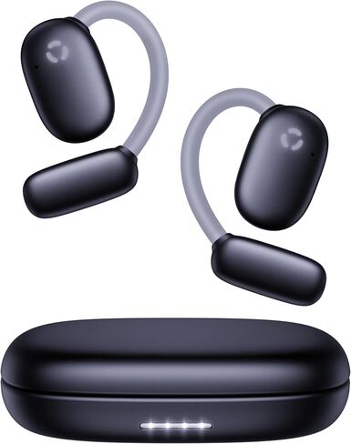 occiam Wireless Earbuds Bluetooth 5.3 Headphones 96Hrs Playback Sports Ear Buds with Microphone Earhook Waterproof in Ear Earphones LED Power Display Headset for Workout Running Black in Kuwait