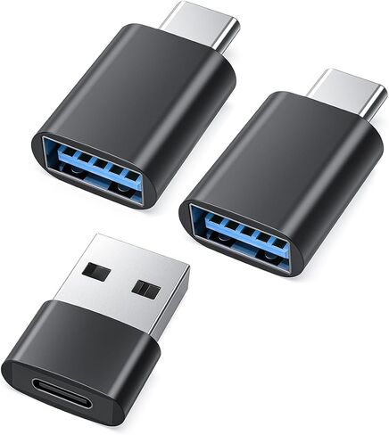EMEET USB C Adapter Kit 3-Pack, USB A to C Adapter PIXY Wireless 4K Dual-Lens Al Tracking Streaming Camera in Kuwait