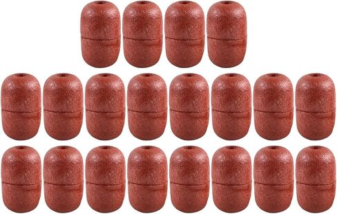 20 Pieces Rope Floats Buoyant Ball Marine Buoy Lightweight PVC Material Accessory Suitable for Deep Water Fishing Swimming in Saudi Arabia