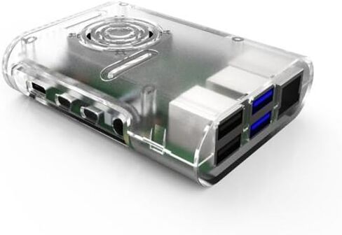 Enclosure for Raspberry Pi 3 Model 2B/3B/3B+ Plastic Cooling Case, L, Transparent in Kuwait