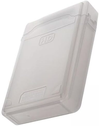 2X Disk Storage Case 3.5 Inch HDD Enclosure Box Portable Protection Container Shockproof Waterproof Dustproof PP Organizer Suitable for Home in Kuwait