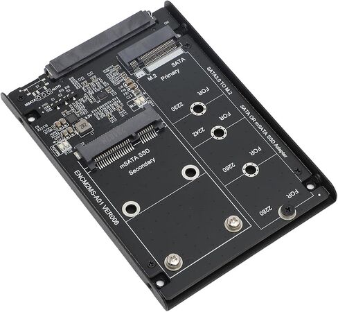 حاوية Pongnas M.2 NGFF Key B وMSATA SSD - محول III بسرعة 6 جيجابت في الثانية in Kuwait