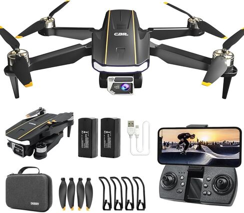 2K Camera Drone with Screen Controller, 36 Min Flight Time, 2 Batteries, Brushless Motor Quadcopter for Beginners, WiFi FPV, Auto Hover, 3D Flips, Headless Mode in Saudi Arabia