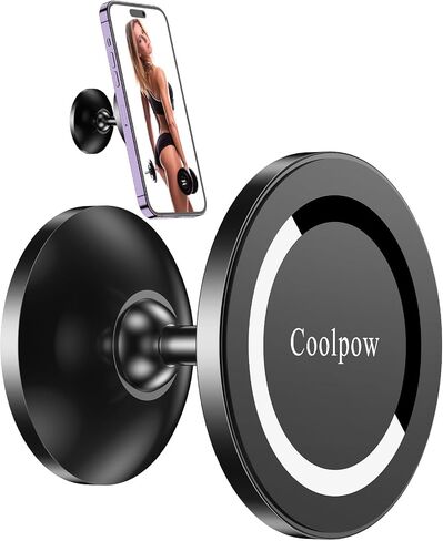 Gym Magnetic Phone Holder Mount for MagSafe【All Metal】Dual Magnetic Phone Holder for Gym Accessories Attach to Metal Surface, Gym Phone Holder Magnet for iPhone 16 15 14 13 Pro Max Gift for Men Women in Saudi Arabia