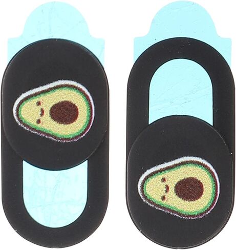 2Pcs Notebook Camera Cover Black Ultra Thin Plastic Privacy Slide in Kuwait