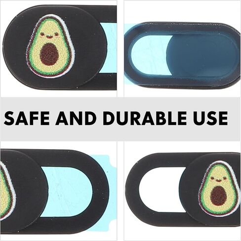 2Pcs Notebook Camera Cover Black Ultra Thin Plastic Privacy Slide in Kuwait