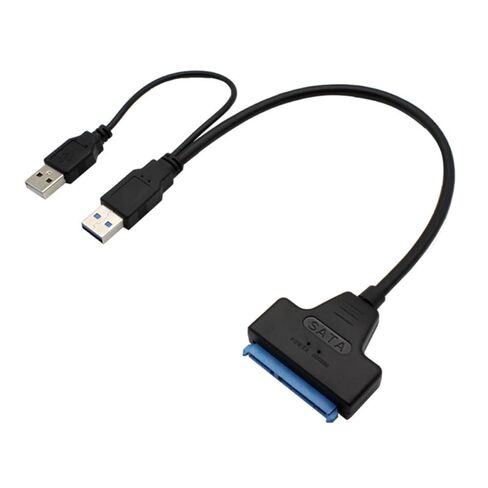 USB 3.0 Serial Ata 22-pin Data Cable for 2.5 Inch Drives, Black in Saudi Arabia