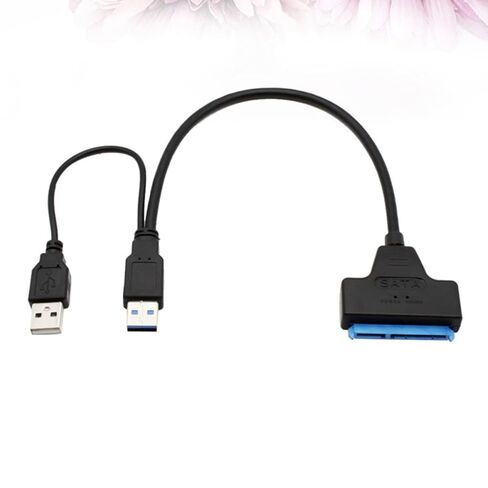 USB 3.0 Serial Ata 22-pin Data Cable for 2.5 Inch Drives, Black in Saudi Arabia