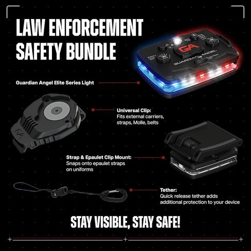 Guardian Angel Law Enforcement Bundle - Elite w/Mounts & Tether in Saudi Arabia