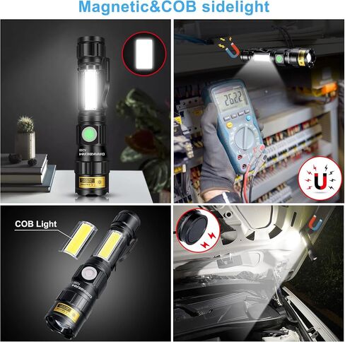 DARKBEAM 365nm Blacklight Flashlight with UV Light Combo, Rechargeable USB in Saudi Arabia