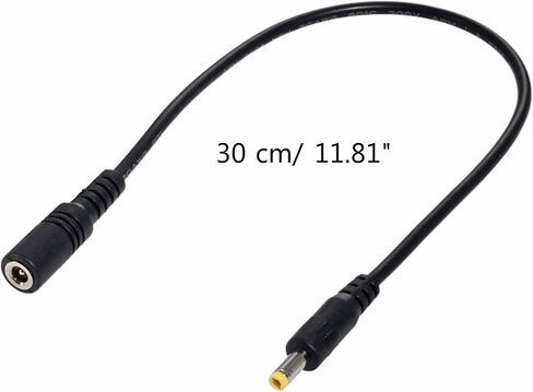 Power Male Plug 4.0x1.7mm Male to Female Extension Connector Cable Adapter Cord 40W for WiFi Router Laptop in Kuwait