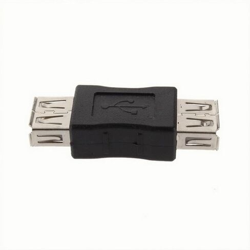 Homoyoyo USB Type a Female to Female Adapter PVC Black Charge Data Transfer in Saudi Arabia