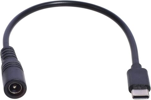 5.5x2.1 Female to Male Cable 5521 Power Cable Conector 5.5x2.1 Adapter USB Type C Converter in Kuwait