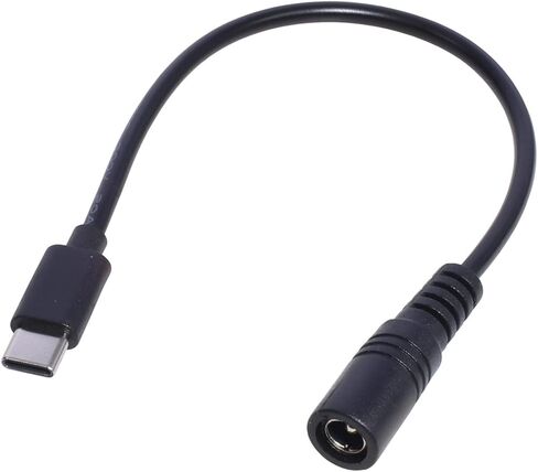 5.5x2.1 Female to Male Cable 5521 Power Cable Conector 5.5x2.1 Adapter USB Type C Converter in Kuwait