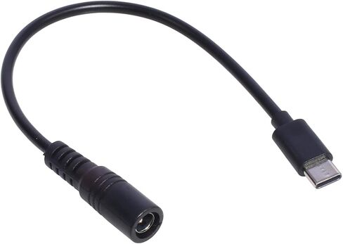 5.5x2.1 Female to Male Cable 5521 Power Cable Conector 5.5x2.1 Adapter USB Type C Converter in Kuwait