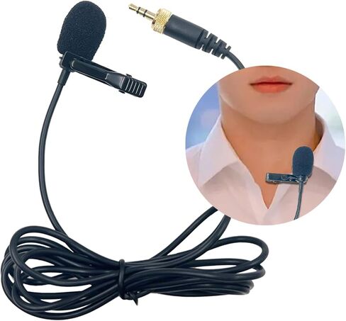 PVC Mic 3.5mm Lavalier Clip-on Microphone with Strong Anti Interference Capability and Flexible Clip Small Mics Flexible and Microphone in Saudi Arabia