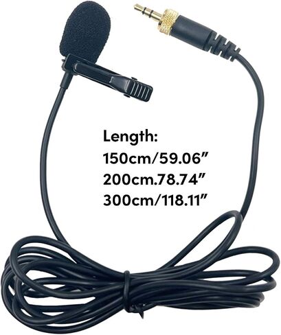 PVC Mic 3.5mm Lavalier Clip-on Microphone with Strong Anti Interference Capability and Flexible Clip Small Mics Flexible and Microphone in Saudi Arabia