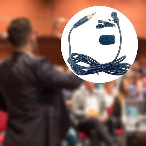 PVC Mic 3.5mm Lavalier Clip-on Microphone with Strong Anti Interference Capability and Flexible Clip Small Mics Flexible and Microphone in Saudi Arabia