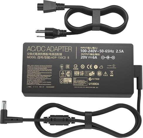 150W 6.0MM Charger for ASUS TUF F15 ROG Strix 15" 17" ROG Gaming A18-150P1A in Kuwait
