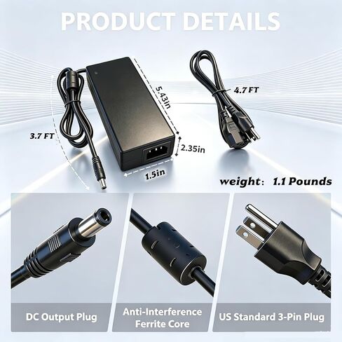 20V4.5A Power Supply Cord Charger Fit for Sony srs-xg500 X-Series Portable Bluetooth Wireless Speaker Compatible with Sony X-Series Speaker Charger 20v Power Cord Replace Part in Saudi Arabia