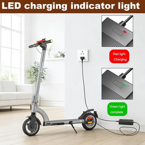42V Charger for 5TH Wheel 36V Lithium-ion Battery Compatible with 5TH Wheel ES09/ V20 Pro/ V30 Pro / M1/5LCHM11U Power Adapter Cord in Kuwait