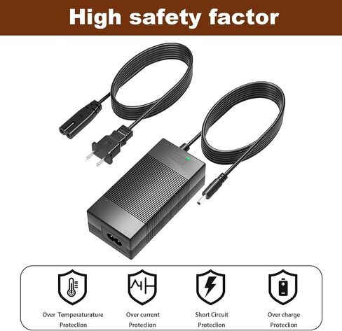 42V Charger for 5TH Wheel 36V Lithium-ion Battery Compatible with 5TH Wheel ES09/ V20 Pro/ V30 Pro / M1/5LCHM11U Power Adapter Cord in Kuwait