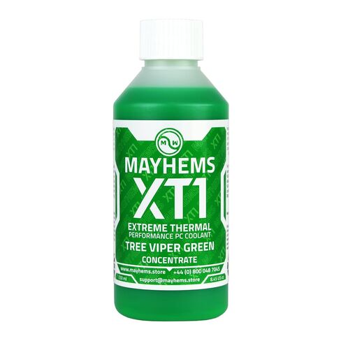 Mayhems - XT1 Concentrate PC Coolant - Computer Water Cooling Fluid - Liquid Cooling, Thermal Performance Series, 250 ml, Tree Viper Green in Kuwait