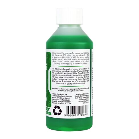 Mayhems - XT1 Concentrate PC Coolant - Computer Water Cooling Fluid - Liquid Cooling, Thermal Performance Series, 250 ml, Tree Viper Green in Kuwait