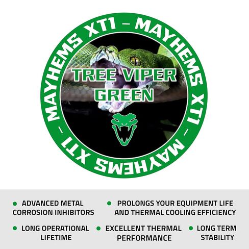 Mayhems - XT1 Concentrate PC Coolant - Computer Water Cooling Fluid - Liquid Cooling, Thermal Performance Series, 250 ml, Tree Viper Green in Kuwait