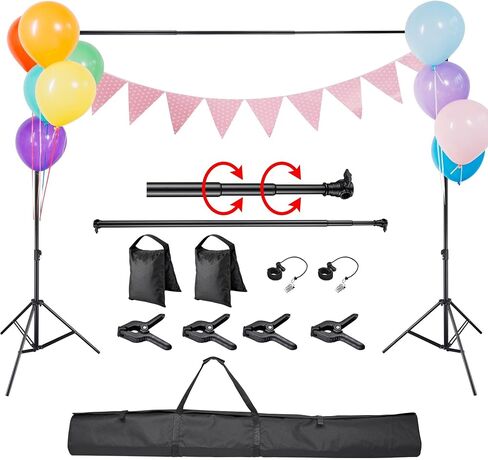 AW 9.5x10 Ft Photo Backdrop Stand Telescopic Crossbar Support System with in Kuwait
