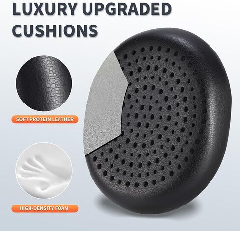 Lukvcoe Earpads for Logitech H800, Protein Leather Black in Saudi Arabia