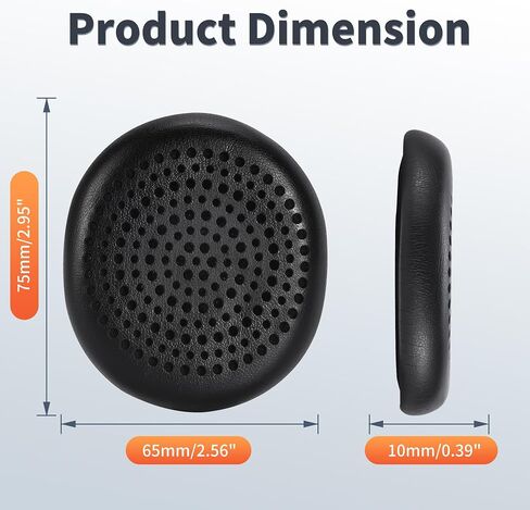 Lukvcoe Earpads for Logitech H800, Protein Leather Black in Saudi Arabia