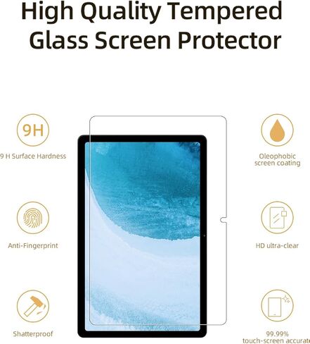 Screen Protector for HONOR Pad X9a/X9 Pro Tablet 11.5 Inch, HD Scratch Resistant Tempered Glass Film for HONOR Pad X9a/X9 Pro Drop Protection,Touch Sensitive,Anti-Fingerprint,2 pack. in Saudi Arabia