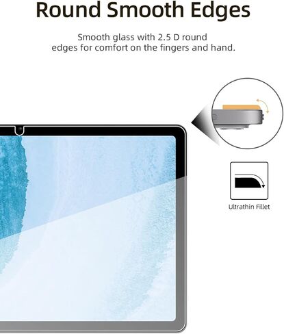 Screen Protector for HONOR Pad X9a/X9 Pro Tablet 11.5 Inch, HD Scratch Resistant Tempered Glass Film for HONOR Pad X9a/X9 Pro Drop Protection,Touch Sensitive,Anti-Fingerprint,2 pack. in Saudi Arabia