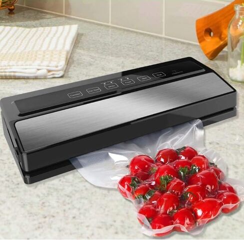 Volanic 40 PCS 8X12 Inch Vacuum Sealer Bags with BPA Free Thick Embossed for Saver Sous Vide Cooking Food Meal Prep in Saudi Arabia