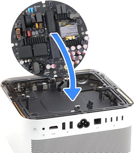 PSU 370W Internal Power Supply Board PSU Replacement for Mac Studio (A2615,M1,2022) & (A2901,M2,2023) PA-2371-1A ADP-370AF SA 661-18533 661-18534 661-34634 661-34633 in Saudi Arabia